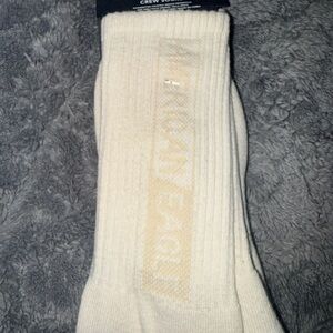 American Eagle Outfitters Off-White Crew Socks